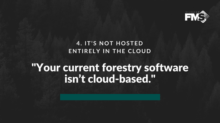 If you’re not already using one there are 100% cloud-based forestry software options available, that help you ensure your data is secure and accessible and available on-demand from anywhere in the world via an internet connection.